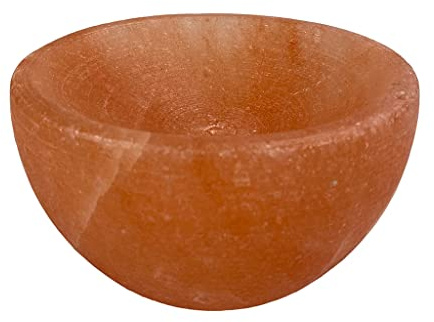 SudoreWell® Cuenco de sal de piedra rosa