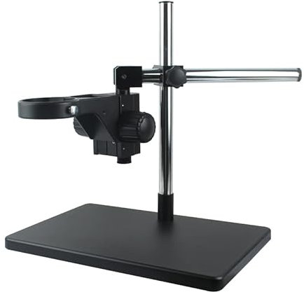 76mm Diameter Microscope stand holder bracket Trinocular Microscope Arm Boom Table Stand Holder Multi-axis Adjustable (Color : 76mmx25mm black)
