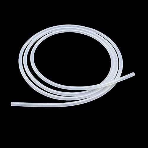 Silikonslang, 4 mm ID x 6 mm OD, längd 3 meter, iMeistek livsmedelssäker flexibel silikonslang, vatten-luft-slang, för pumpöverföring