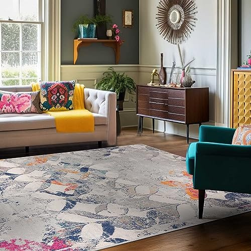 Mazovia Bunte Teppiche - Vintage Bunt Teppich für Wohnzimmer, Esszimmer - Oeko-TEX - Multi Mehrfarbig - Versch. Größen - 140 x 200 cm