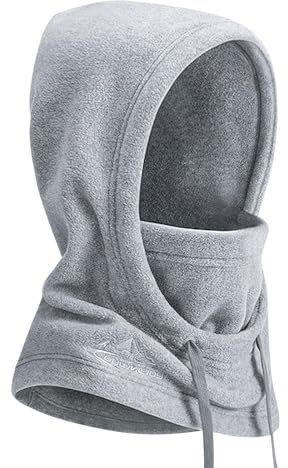 AYPOW Sturmhauben Winter, Thermo Winddichte Fleece Balaclava Gesichtsmaske, Warme Skimaske Weicht Verstellbare Kapuze Hut Sturmhaube Motorrad Fahrrad für Herren Damen Outdoor Wintersport