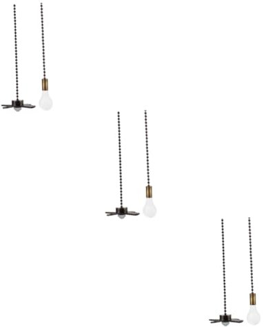 UKCOCO 6stücke Deckenventilator Zugkette Verlängerung Retro Accessoire Für Deckenventilatoren Und Lampen Für Wohnräume Robuste Und Langlebige Kettenverlängerung Für Stilvolle