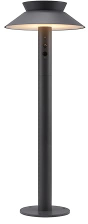 Nordlux Justina Solar Pollerleuchte, IP44, 400L, 3000K, 5W, Höhe 600mm, anthrazit (2418098050)