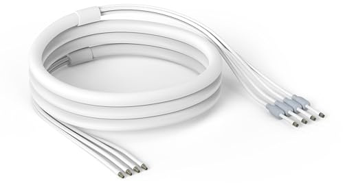 Waveform UltraFlex-Quad Cable: Low-Loss Quad-195 Extension Cable | Outdoor Rated | SMA Male to SMA Female | Weatherproof Boots | Coaxial Cable for 5G Cellular Routers, Gateways, Hotspots | (3m)