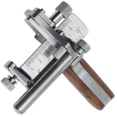 MATYASIGO Cortador de cinturón de 10 a 60 mm, ajustable, manual, cortador de tiras de cuero, tipo rodillo, herramienta de corte de cinturón para procesos de cuero, herramientas de bricolaje