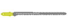 FEIN Stichsägeblatt F-IRON Jig 26 AS für Holz CV 95 T2.2/3.2 SW CC. Für Holz, Weichholz, Konstruktionsholz, Küchenarbeitsplatten, Sperrholz, Multiplex, Tischlerplatten, MDF, Spanplatten. Ve.5 Stk.