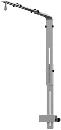 LOVIVER Tank Leucht Halterung, verstellbare Hängelampe-Halterung, einfache Installation, vielseitige Fisch-Tank-Lampen Halter, Stand ausrüstung, Silber 5mm