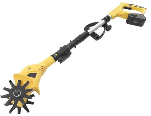 Motocoltivatore elettrico, larghezza di lavoro 10 cm, profondità di lavorazione 10 cm, coltivatore del terreno da giardino/fresa rotante, per prati/giardinaggio/coltivazione del terreno e orti