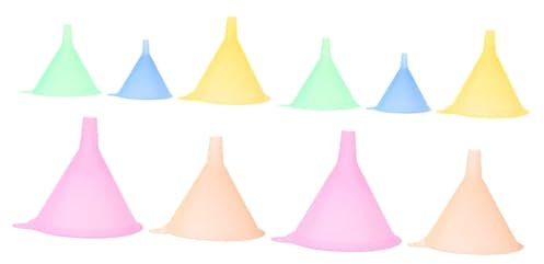 Ciieeo 10pcs Food Funnel Kitchen Tool for Liquid Transferring Small Oil Funnel for Filling Bottle Kitchen Supplies for Cooking