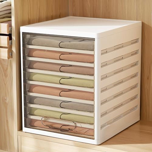 Estantes de almacenamiento con divisores, cajas apilables con tapas para despensa, lavandería y sala de estar, maximizan el espacio de manera eficiente