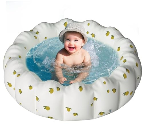 Uppblåsbar plaskbassäng, uppblåsbar babypool, barnpool, rund simbassäng, rund uppblåsbar barnpool babypool