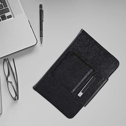 Yctze Teclado Universal con Funda de Piel Sintética para Tabletas de 7 a 7,9 Pulgadas, Ergonómico y Recargable, Compatible con Otros Dispositivos (Teclado Negro de 7 Pulgadas)