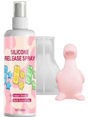 Spray Distaccante per Stampi - Agente Distaccante per Stampi da 120 ml - Spray Antiaderente per Resina | per Candele Sapone Calcestruzzo Gesso Colata Officina Domestica Garage Laboratorio Creativo Sal