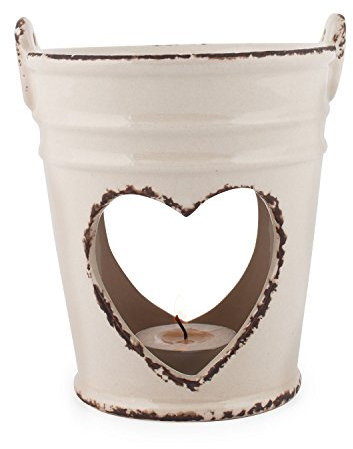 pajoma Keramik Duftlampe ''Old Romantic'' Groß, H 13 cm in Beige