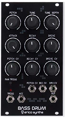 Erica Synths Drum Series Bass Drum Eurorack Module