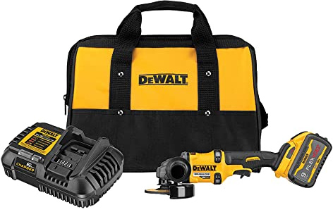 DeWalt DCG418X1 - Smerigliatrice angolare FLEXVOLT 60 V MAX con kit freno a pedale da 1,5 cm a 6 pollici