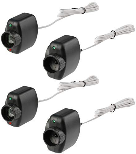 2 sensores de seguridad para abrelatas lineales de puerta de garaje (HAE00002 LSO50 LDO33 LDO50) - 1 puerta