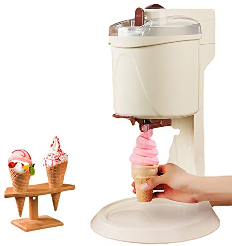 Machine à crème glacée domestique petite Mini Machine à cône entièrement automatique Machine à crème glacée maison Machine à crème glacée