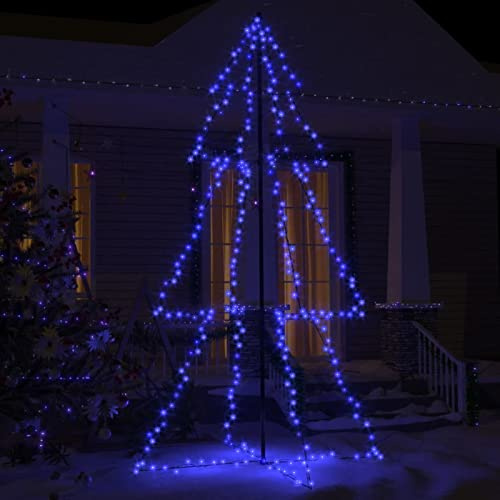ARKEM Árbol de Navidad 300 Luces LED Interior y Exterior 120x220 cm Arboles De Navidad Modernos