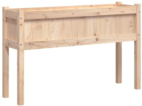 vidaXL Odlingslåda med ben 110x31x70 cm massivt douglasträ