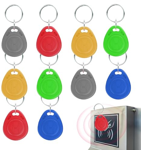Proximity ID Cards, Writable Rfid Keychains Tokens Tags, 125KHz Contactless Key Fob, Waterproof RFID Key Fob, Convenient Access Control, Sensitive Sensing Key Enhancing Security Measures