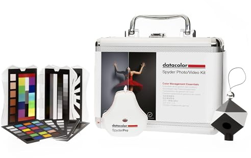 Datacolor Spyder Photo/Video Kit - Colour Management Set with SpyderPro and Spyder Cube, Checkr Video and Checkr Photo Cards - Toolkit for Photographers and Videographers