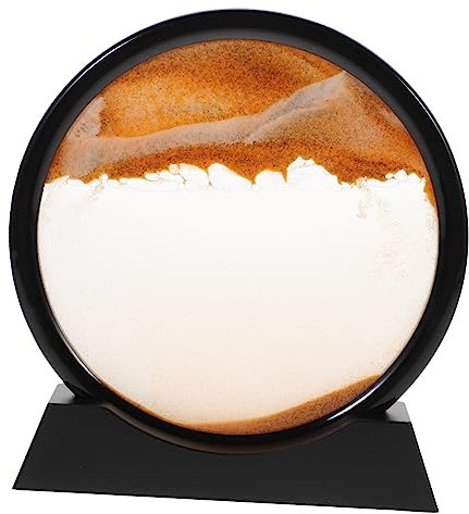 ADOCARN Sablier Mural Animé Sable Décor de Bureau avec Paysage de Sable Mouvement Sablier de Décoration Intérieure