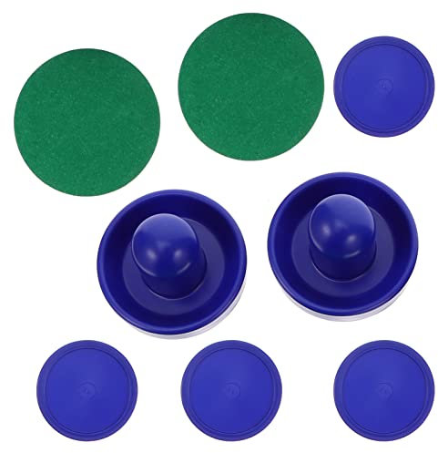 ifundom Airhockey Schieber Satz Aus Abs Kunststoff Mit 76mm Pucks Und Pads Langlebig Und Umweltfreundlich Ersatz Zubehör Für Kleiner Air Hockey Tisch Spielspaß