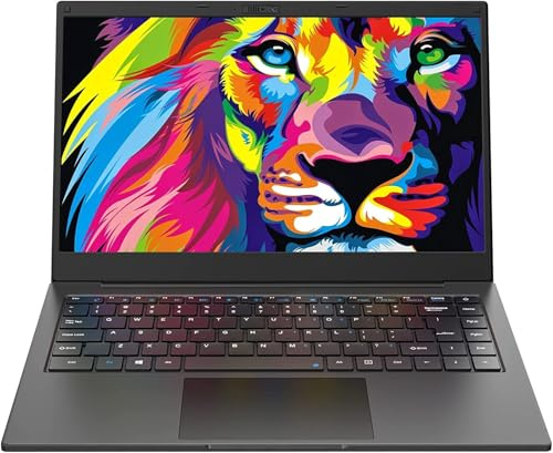 AWOW Notebook mit Intel Core i5 Prozessor (bis zu 4,1 GHz), 8 GB DDR4-RAM, 256 GB SSD, FHD-Display, Windows 10 Home, WiFi, Bluetooth 5.1, englische Tastatur