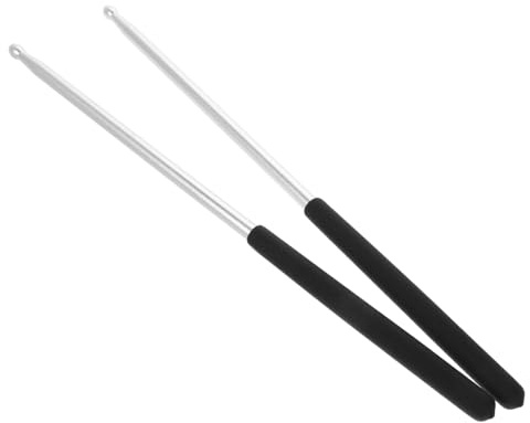 1 Paar Massiver Drumsticks aus Aluminiumlegierung für Jazz Drums | Silber, Leicht und Robust, Zubehör für Akustische Trommeln, 5a-ausführung