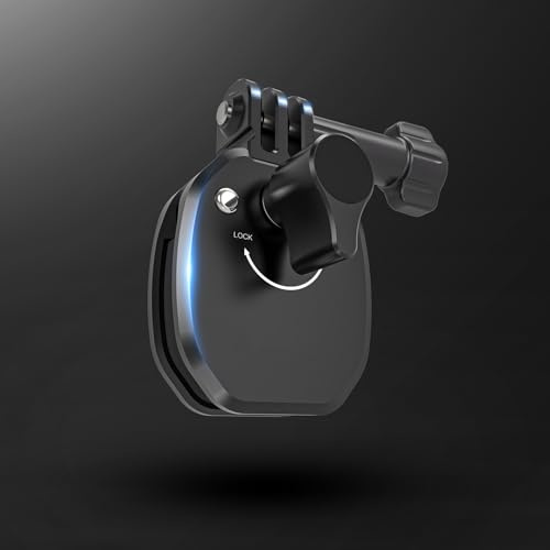Jotekonoby Pince de fixation en aluminium pour pare-brise de moto, parfaite pour Go3 et pour les caméras d'action pendant les trajets