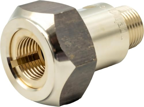 Gebo Klemmverbinder 22 mm mit 3/4 Außengewinde DVGW - Klemmverbinder aus Messing für die Reparatur von Kupferrohren - Verbindungsstück für Wasserleitungen, sicher für Trinkwasser