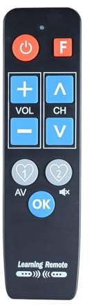 Télécommande 9 Boutons d'apprentissage, télécommande Universelle d'apprentissage for TV DVD DVB STB magnétoscope récepteur HiFi TV-Box Chauffage