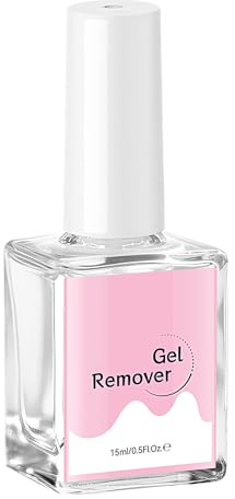 Solvente Per Smalto Gel - Solvente Per Smalto Da 15 Ml - Senza Ammollo O Avvolgimento Liquido Staccabile Rapidamente Per Salone Di Manicure Domestico Principianti Ragazze Donne