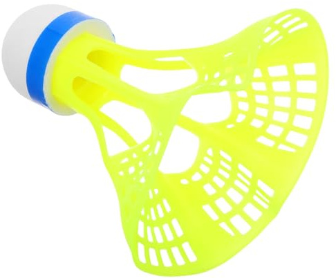 Cabilock Windresistente Nylon Badminton Federbälle für Outdoor Training Tragbar und Langlebig Sportzubehör für Schule und Reisen Orange Shuttlecocks