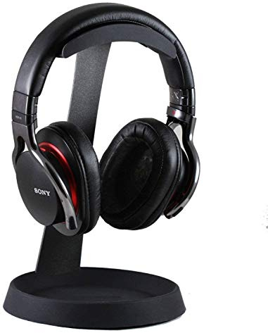 Navitech Steel On Ear & Over Ear Headphones Stand Compatible With The B&O PLAY by Bang & Olufsen Beoplay H4 Wireless Headphones