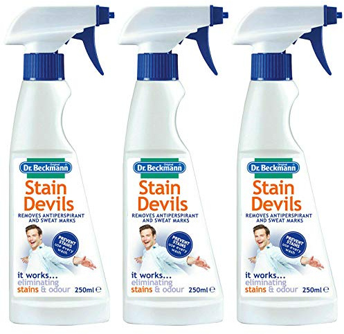 Dr Beckmann Stain Devils Antiperspirant & Sweat Mark Remover Spray (3 x 250ml)