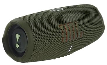 JBL Charge 5 Portable Bluetooth Speaker with Deep Bass, IP67 Waterproof and Dustproof, 20 Hours of Playtime, Built-In Powerbank, Green
