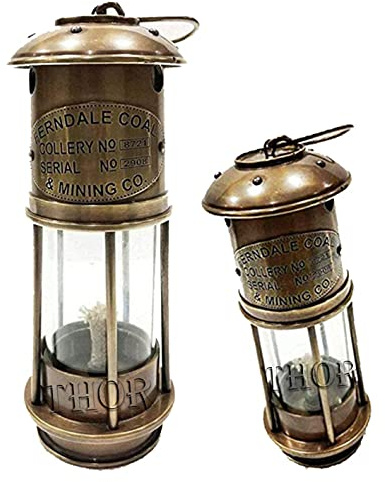 Antique Style Nautical Brass Miner Ship Lantern Oil Lamp Vintage Maritime Decor 6 Rustic Vintage Home Decor Gifts