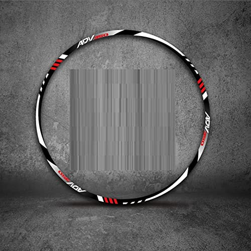 ROANNY Felgenband Motorrad-Rad-Aufkleber Racing Rim Stripe Tape Decal Accessori Wasserdicht Für ADV 350 2022 2021 (Color : Bianco)