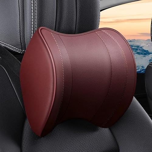 ZAFONI Auto Nackenkissen Kopfstütze, Für BMW iX1 iX3 iX5 M2 M3 M4 M5 M6 M8 X1 X2 X3 X4 X5 X6 X7 XM Z4 Z8 i8 iX Nackenstütze Kopfkissen Autositz Reise-Schlafkissen Kopfstütze,D