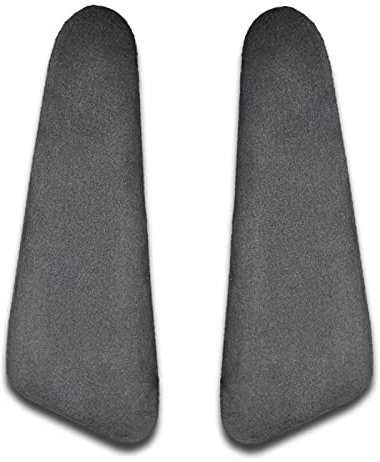 TPLLPK Xuanqingyi Store Auto-Kniepolster-Kissen, Mittelkonsole, Kniestützkissen, PU-Leder, Zubehör, kompatibel mit Tesla Model 3/Y, Kissen, Memory-Schaum (Color : Flocking 2pcs)