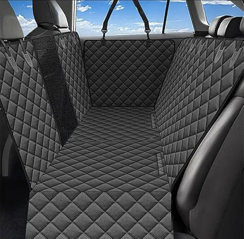 DLLHL Auto Rückbank Hundedecke für Mitsubishi Space Star,Oxford Stoff Autositzbezug Rücksitz Hundematte Autoschutzdecke Kratzfeste Wasserabweisende Autozubehör