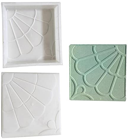 Pflasterform,Betonform Schalungsform Kunststoff Pflasterform Machen DIY Pflasterform Home Garten Boden Straßenbeton Beton Treten Hausgarten Dekoratives Zubehör(B)