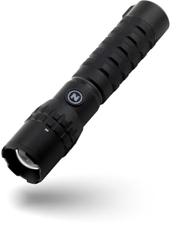 NEBO Slyde King 2K - 2000 Lumen wiederaufladbare Taschenlampe & 500 Lumen Arbeitslicht - 5 Lichtmodi mit Magnetfuß, Schwarz