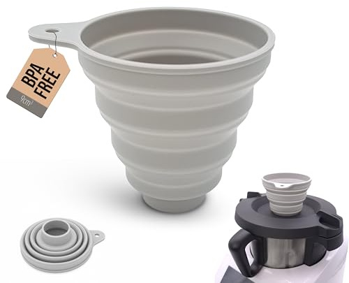 Imbuto in silicone, silicone premium e senza BPA, resistente al calore, lavabile in lavastoviglie, pieghevole compatibile con Silvercrest Monsieur Cuisine, MC Smart, MC Trend Accessori