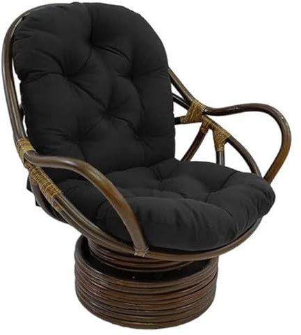 RobustWeg Schaukelstuhl sitzkissen,Schaukelstuhl Kissen polsterauflage,Auflage schaukelstuhlkissen,Stuhlauflage Rückenlehne Auflage,Hochlehner Auflage sitzkissen,Soft,Für Outdoor Indoor