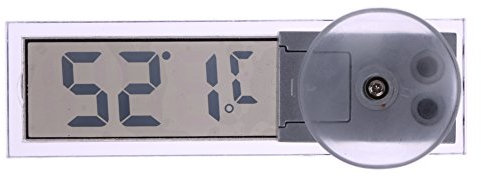 Demiawaking New Osculum Typ LCD Fahrzeug-montiert Saugnapf Digital-Thermometer Celsius Fahrenheit
