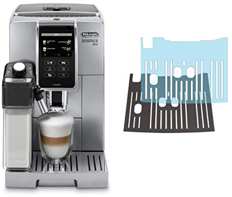 3x Schutzfolie für DeLonghi Dinamica ECAM 350.50 | 350.55 | 350.75 | 352.55 | 370.70 | 370.85 | 370.95 | 353.75 | 376.95 | 376.95 | 356.57 | 356.77 | 352.57 Kratzschutz Tassenablage Tropfblech