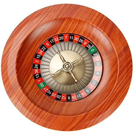 Dongbin Hölzernes Roulette-Rad Party-Roulette-Rad-Set Unterhaltungs-Freizeit-Tischspiele für Familienspaß ，Unterhaltung Tischspiele Für Erwachsene Kinderverlosung Plattenspieler